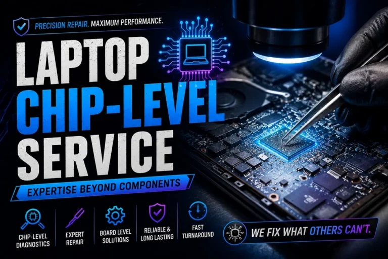 Labtop chip-level service